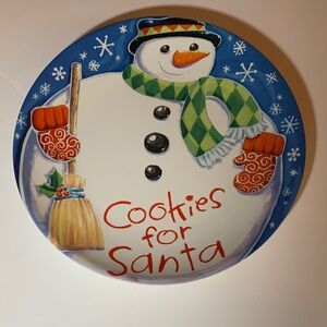 Alyssa Mooney New Seasons Cookies for Santa Christmas Plate🎅